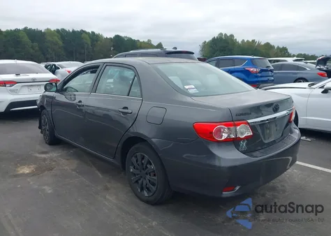 2013 Toyota Corolla Le z USA, uszkodzony, nr VIN 2T1BU4EE7DC010352